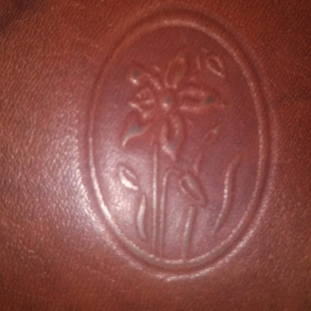 Vintage Womans Clutch / Wallet. Top Grain Cowhide